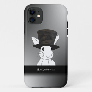 White Rabbit in Top Hat iPhone 5 Case