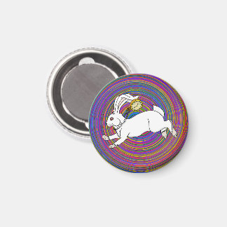 White Rabbit Mad Hatter Screwball Graphics Magnet