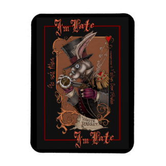 White Rabbit Magnet