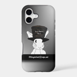 White Rabbit Name Top Hat iPhone 5 Case