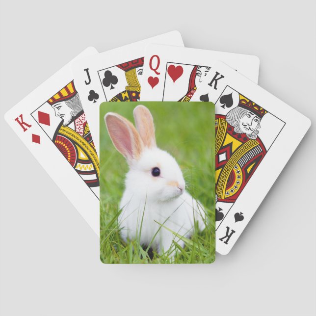 White Rabbit Playing Cards (Back)