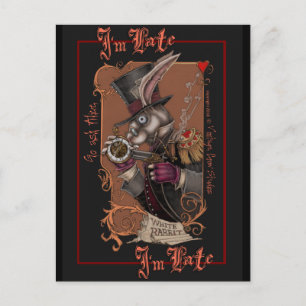 White Rabbit Postcard