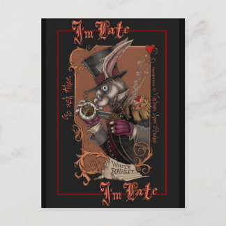 White Rabbit Postcard