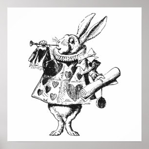 White Rabbit Poster