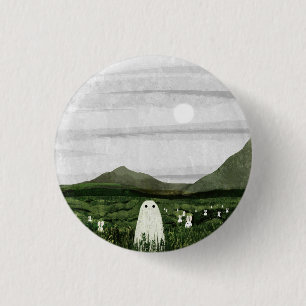 White Rabbits 1 Inch Round Button
