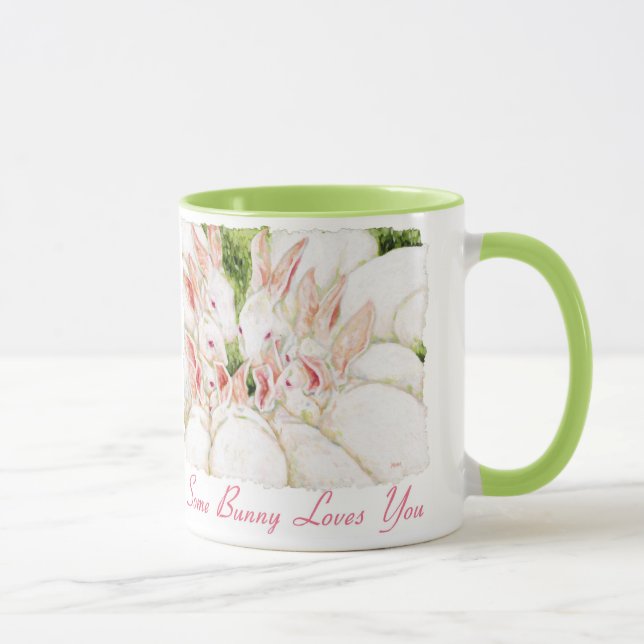 White Rabbits "Some Bunny Loves You" Mug (Right)