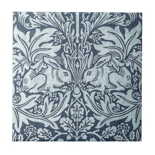 White Rabbits - William Morris Tile