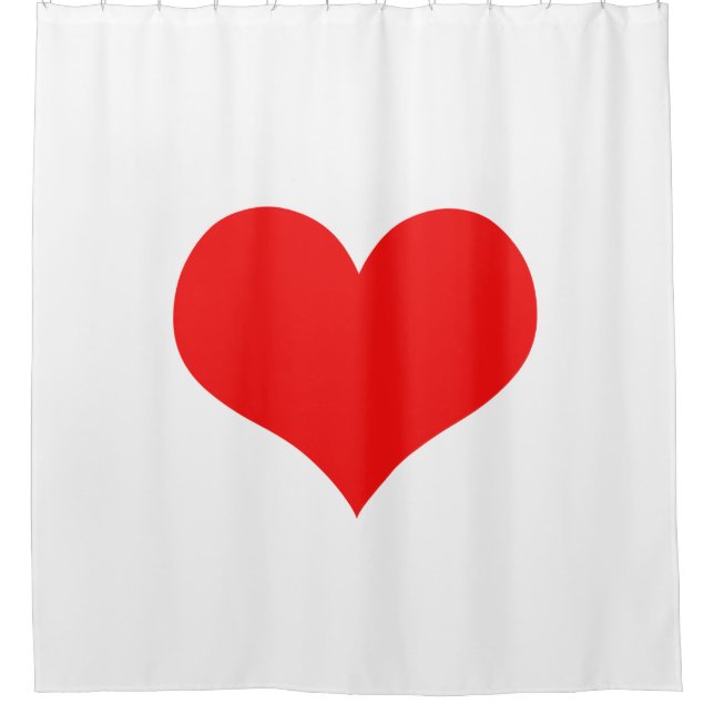 White Red Heart Colourful Bright Cute Decor Custom (Front)