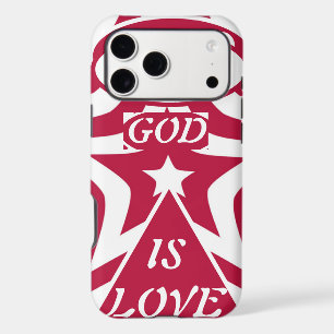 White & Red Star - Contraste Audacieux "Dieu Est A