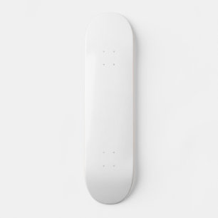 White Reindeer / Caribou Silhouette Skateboard