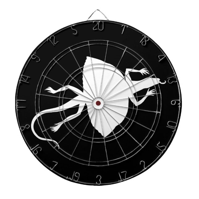 White reptile dartboard (Front)