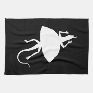 White reptile kitchen towel