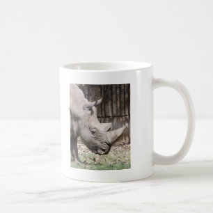 white rhino coffee mug