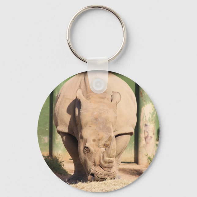White rhino keychain (Front)