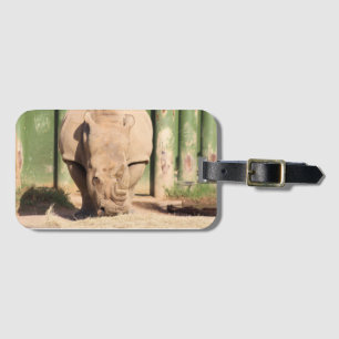 White Rhino Luggage Tag