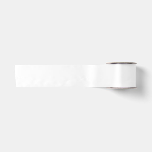 White Ribbon Satin Ribbon (Front)