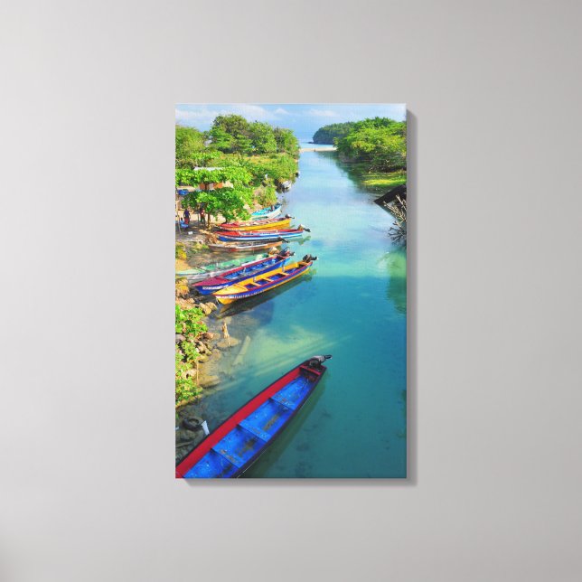 White RIver, Jamaica Canvas Print (Front)
