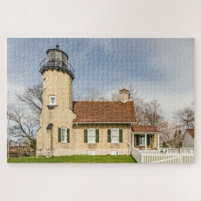 White River Lighthouse Station Jigsaw Puzzle (Horizontal)