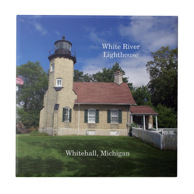 White River Lighthouse tile (Front)