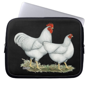 White Rock Chickens Laptop Sleeve