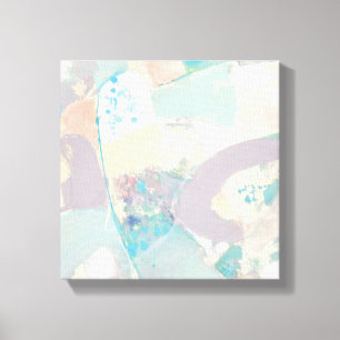 White Rock Pastel Canvas Print