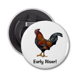 White Rooster Bottle Opener