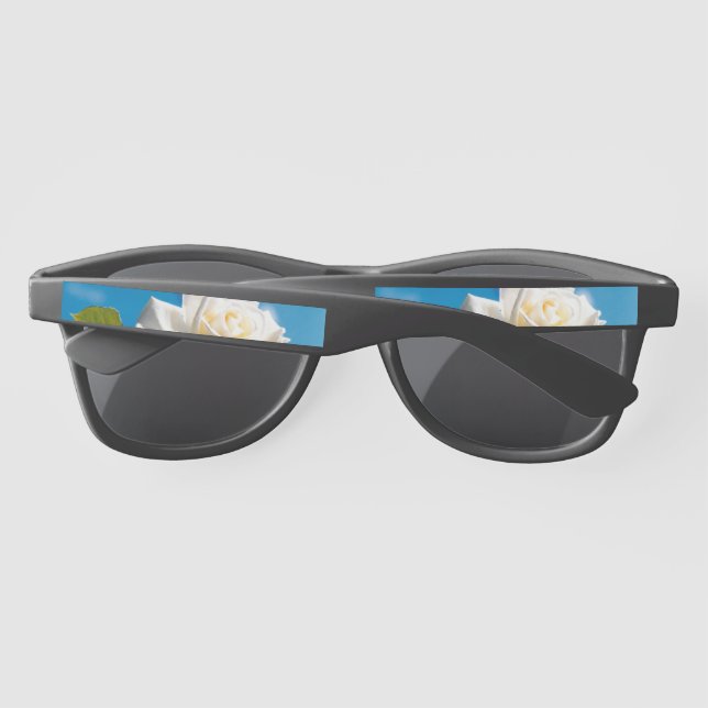  White Rose Beauty   Sunglasses (Back)