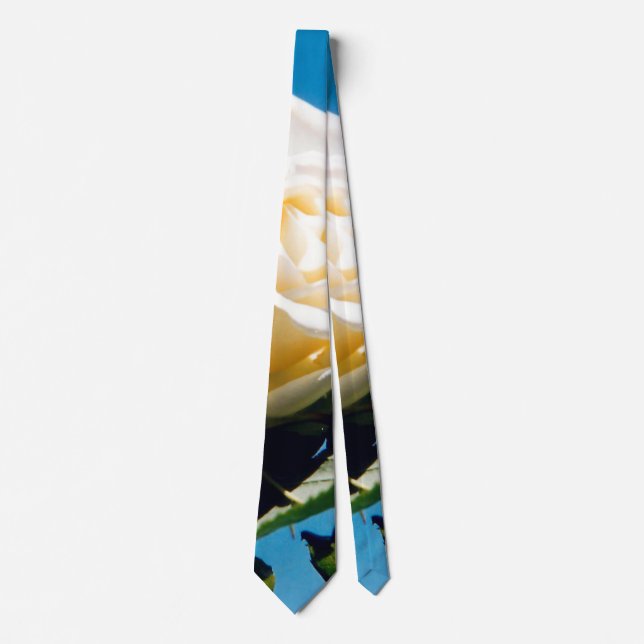  White Rose Beauty  Tie (Front)