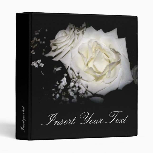 White Rose Binder (Front/Spine)