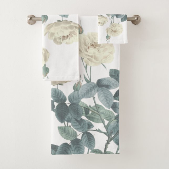 White Rose Botanicals Bath Towel Set (Insitu)