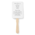 White Rose Bouquet | Wedding Program