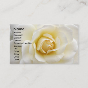 White Rose Business Card