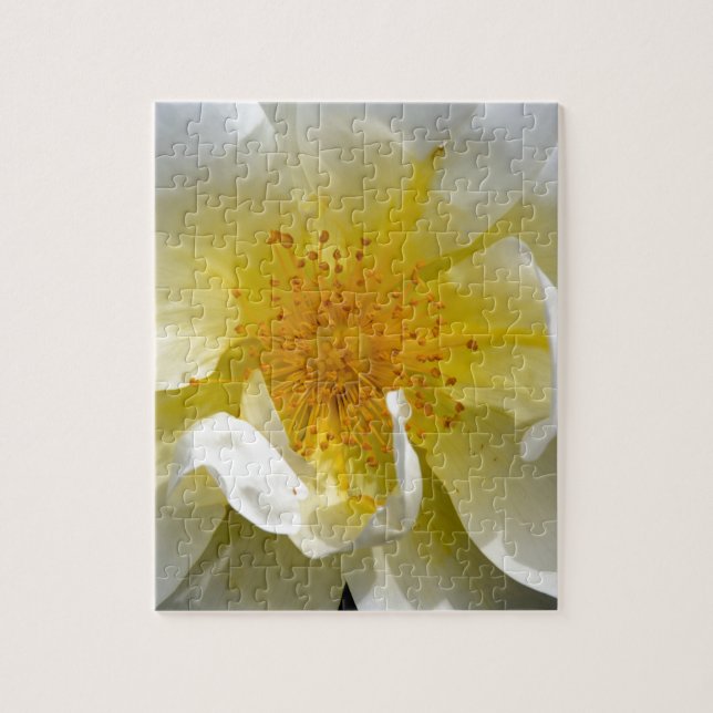 White rose centre jigsaw puzzle (Vertical)