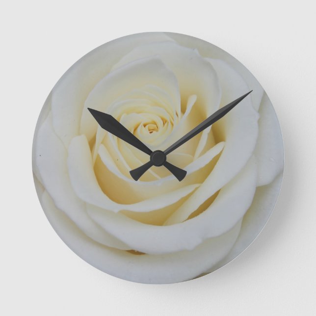 White rose clock (Front)