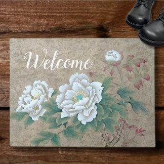 White Rose Doormat