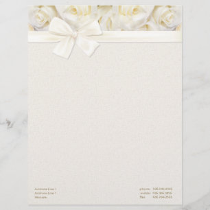 White Rose Elegance 2 - Customize Letterhead