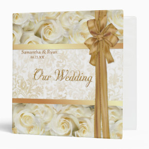 White Rose Elegance - Our Wedding Binder