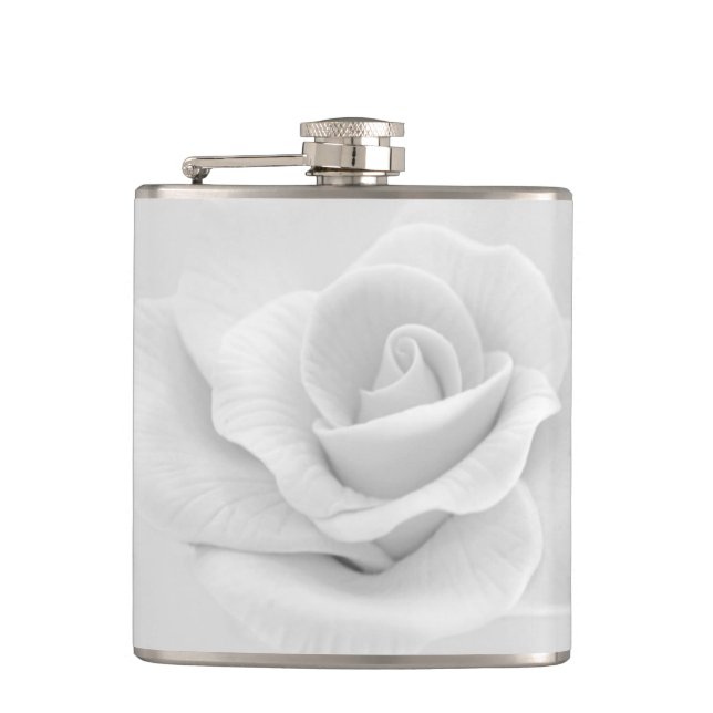 White Rose Flask (Front)