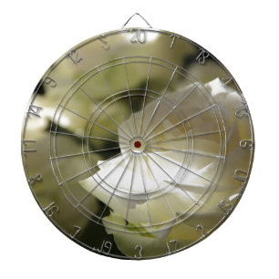 White Rose Floral Blossoms Destiny Gardens Dartboard