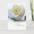 White Rose Floral Sympathy Condolences