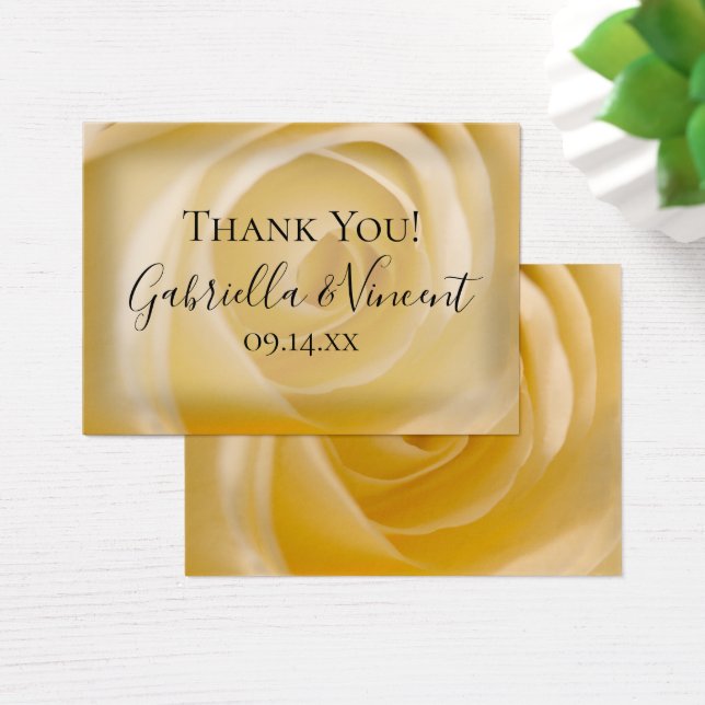 White Rose Floral Wedding Favor Tag (Desk)