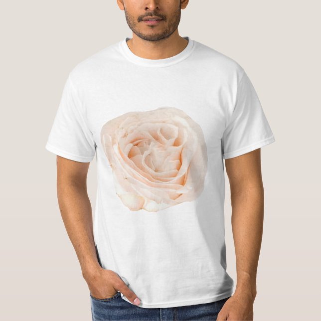 White Rose Flower T-Shirt (Front)