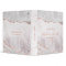 White & Rose Gold Agate Marble Wedding Photo Album