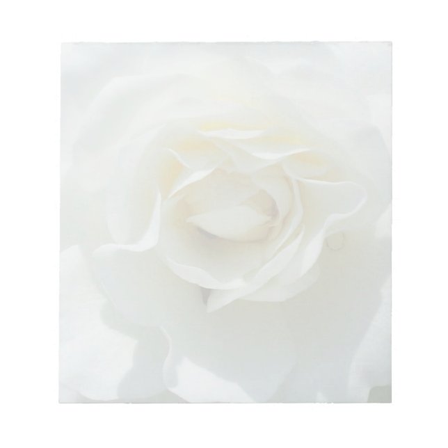 White Rose Notepad (Front)