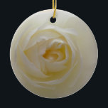 White Rose Ornament Personalized Rose Decorations<br><div class="desc">Rose Ornaments Personalized Holiday White Rose Classic Flower Decorations Your Name Here Sympathy Keepsake Wedding Keepsake Customizable Romantic White Rose Christmas Ornaments, Rose Gifts Hanukkah Neutral Holiday Decorations Rose Ornaments Keepsakes & Gifts for Weddings Anniversary I Love You Any Day White Rose Decorations for Friend Family Men Women Kids Home...</div>