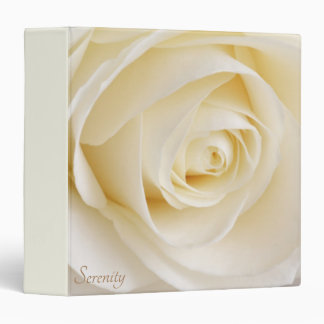 White Rose Serenity Binder