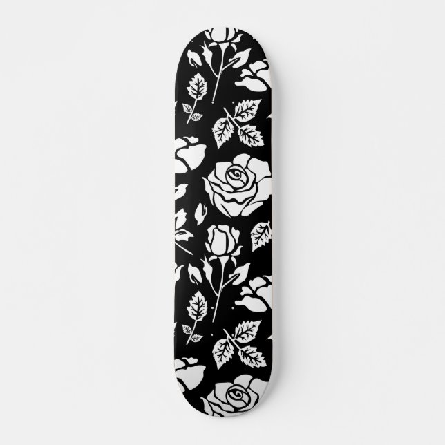 White Rose Skateboard (Front)