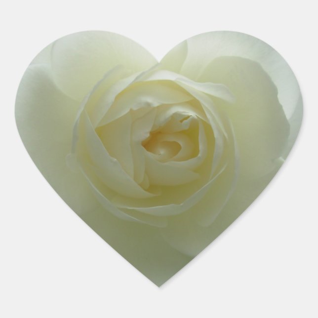 White Rose Stickers Cheerful Rose Gifts Keepsake (Front)