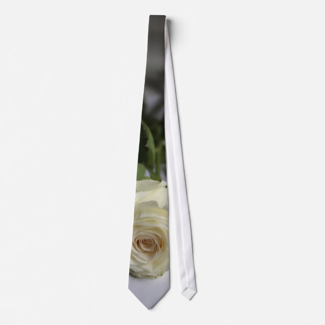 White rose tie (Front)
