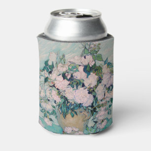 White Roses-1890-Vincent van Gogh Can Cooler